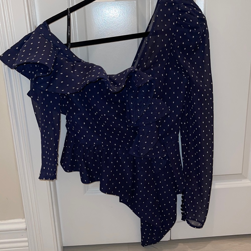 Self portrait off shoulder top
